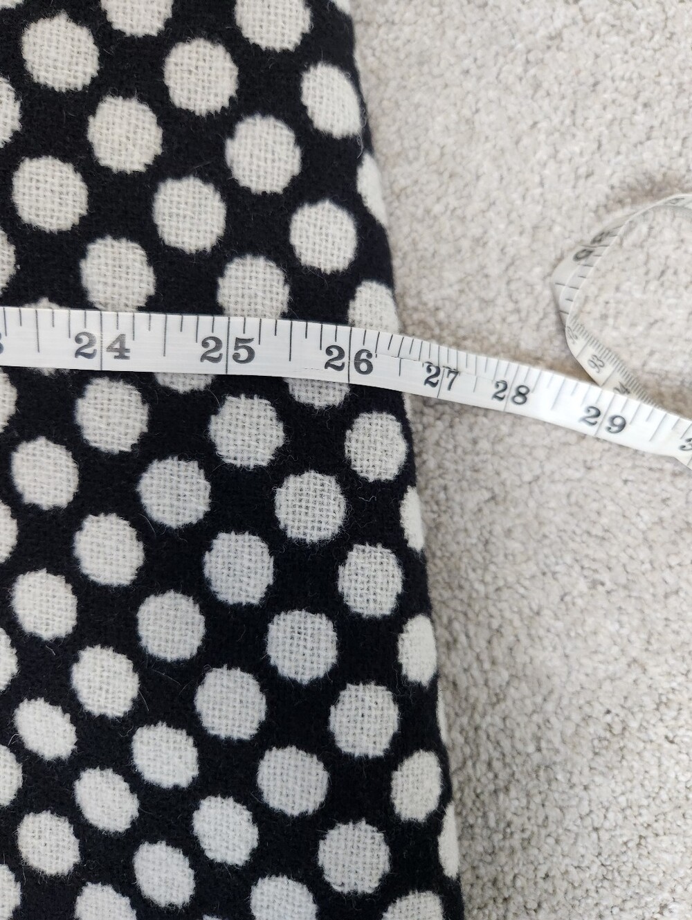 Boden Polka Dot Wool Blend Skirt Sz 18 Professional Workwear Academia Preppy - Picture 11 of 14